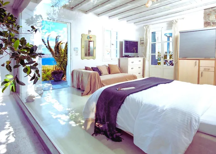 Manu Mykonos Exclusive Luxury Beachside With Private Pool By Quality Brand Willa