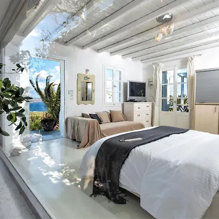 Manu Mykonos Exclusive Luxury Beachside With Private Pool By Quality Brand فيلة *
