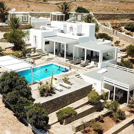 Manu Mykonos Exclusive Luxury Beachside With Private Pool By Quality Brand فيلة