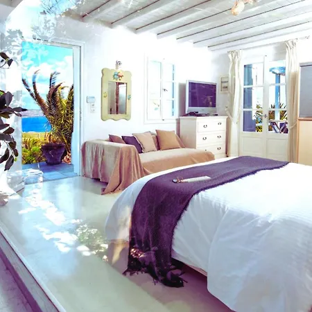 Manu Mykonos Exclusive Luxury Beachside With Private Pool By Quality Brand וילה